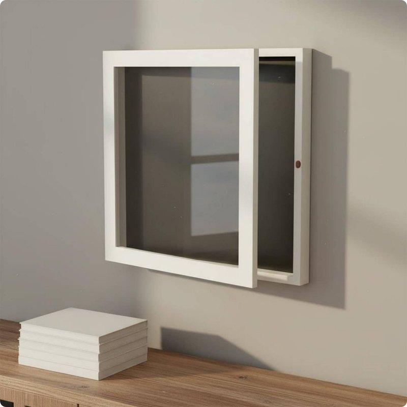 Sports Jersey Frame Flip Cover Adhesive Jersey Display Case Shadow Box Easy To Assemble