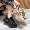 Women's shoes classic breathable lace-up student casual comfortable thick-soled sports Xiaobai