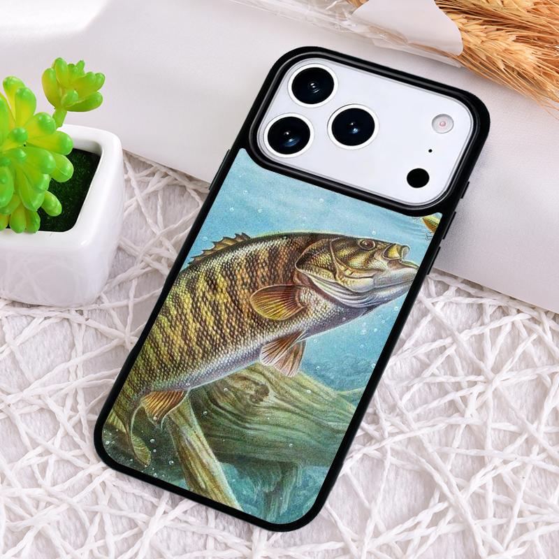 Karpfen Fisch Angeln Handyhülle für iPhone 17 Air 16 15 11 12 14 13 Pro Max Stoßfeste Hülle