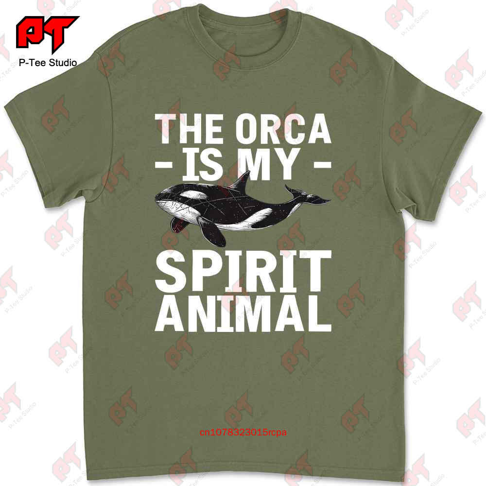 The Orca Is My Soitit Animal Killer Whale T-shirt Tee B8FB