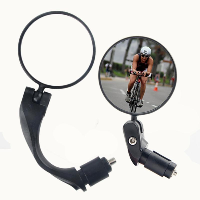 360-Degree Rotatiing Universal Bike Rearview Mirror Adjustable Mountain Vehicle Foldable Convex Mirror Riding Equipment