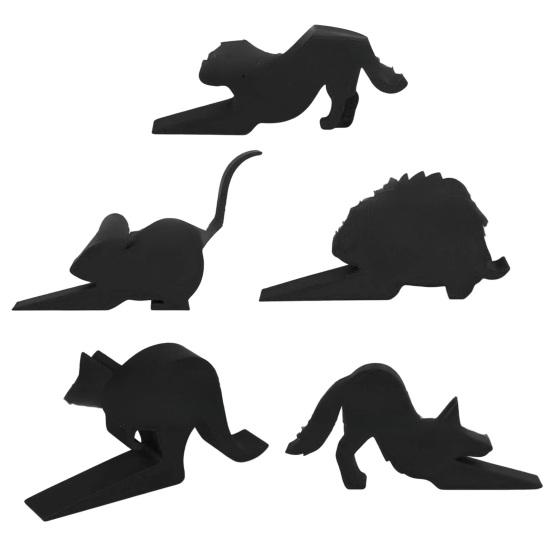 Gedehnter Tier Türstopper Keil Anti-Rutsch Winddicht Kein Bohren Anti-Kollision Zuhause Büro Teppich Fliese Beton Holzboden Dekorative Türstopper