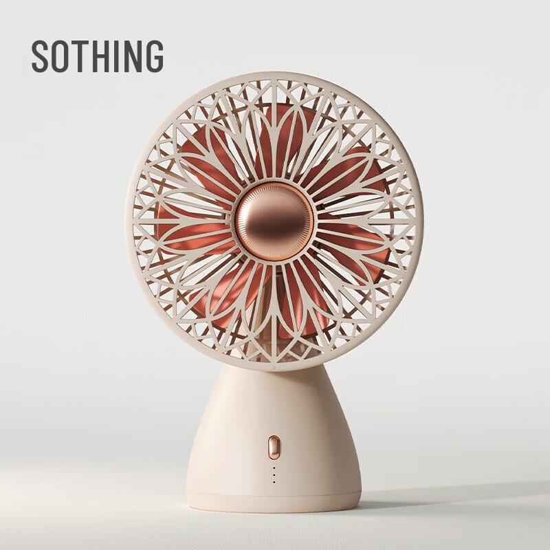 Xiangwu Portable USB Rechargeable Silent Desktop Fan