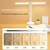 LED Desk Lamp 3 Levels Dimmable Touch Night Light USB Rechargeable Eye Protection Foldable Table Lamp For Bedroom Bedside Readin