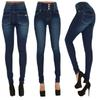 High Waisted Button Down Pencil Jeans