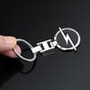1Pcs Car Emblem Keychain Metal Key Ring Accessories For Opel Astra Insignia Vivaro Corsa Mokka Zafira Vectra OPC Vauxhall Meriva