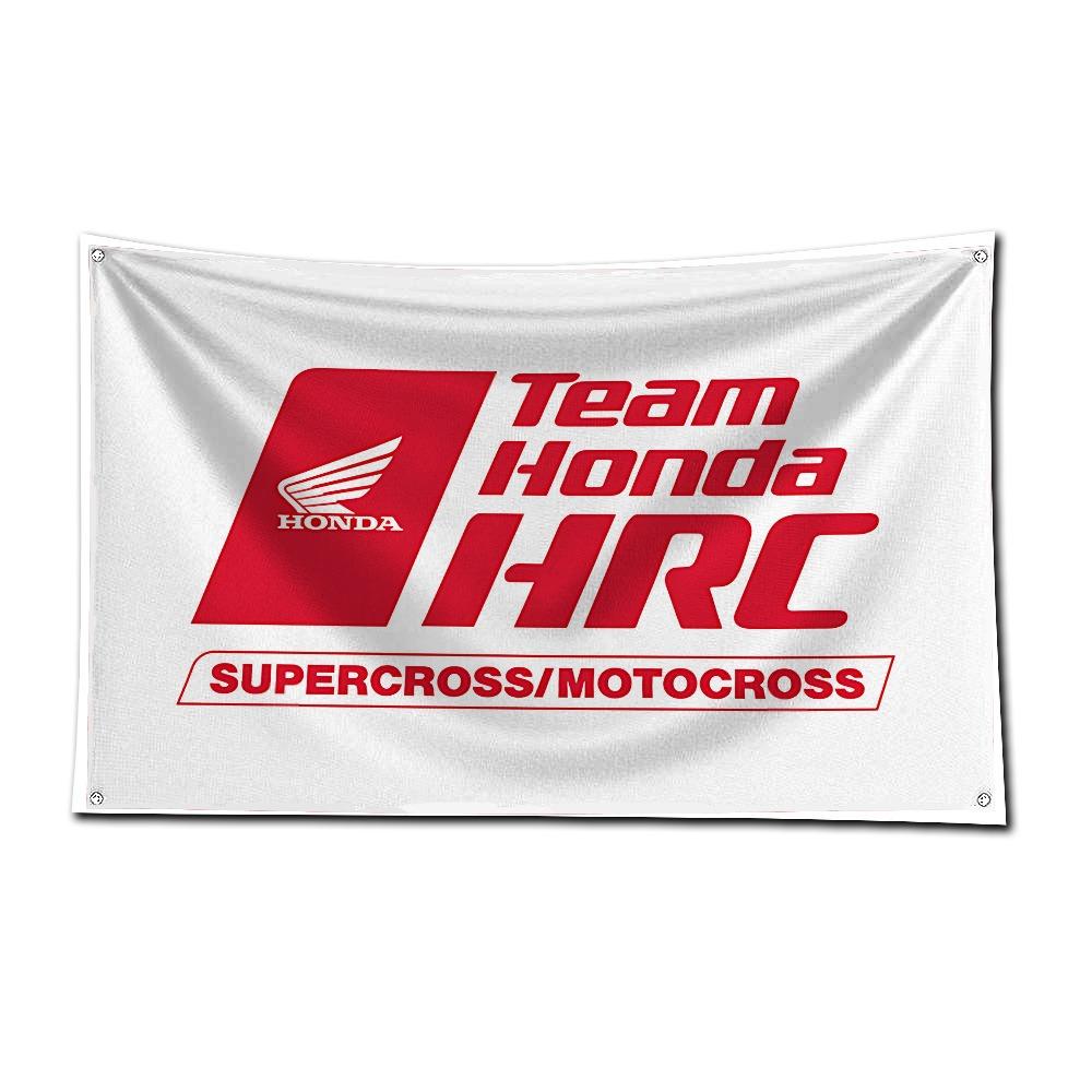 Fahsion H-Hondas Large Size Flags Printing Patterns Family Gatherings Outdoor Atmosphere Flags Camping Party Decorations Banners akx256