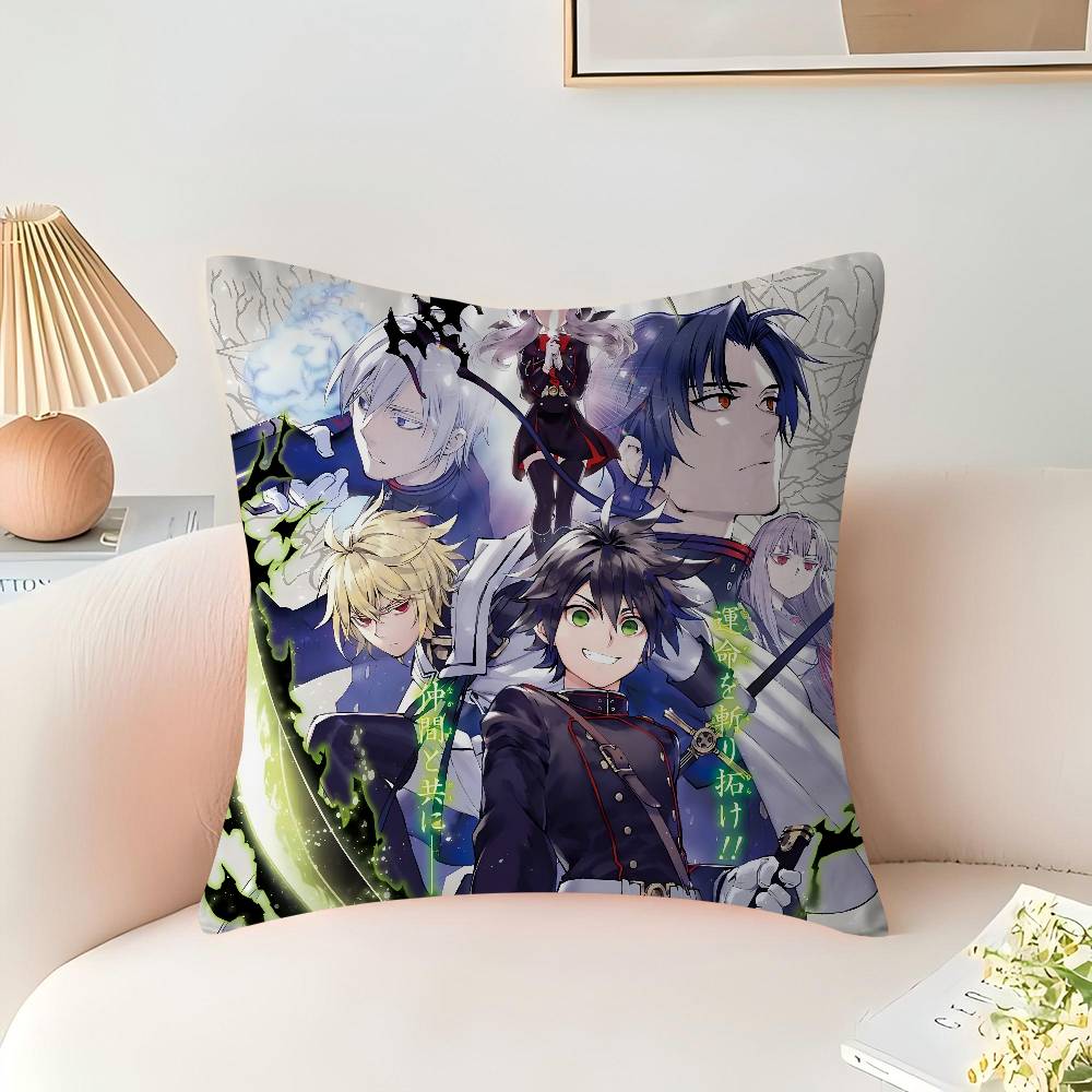 Аниме S-Серафим Конца Наволочка Дюймы Декор Фермерского Дома Домашние Наволочки для Диванных Украшений 16x16Inch