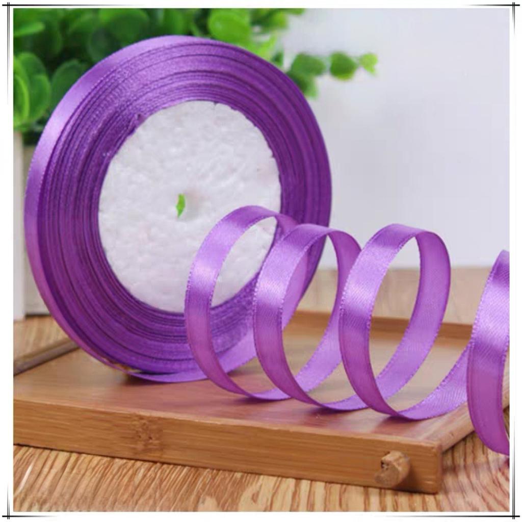 Wholesale 22 Meter/roll Stain Ribbon 1CM Polyester Ribbon for Gift Packing Wedding Party Decoration DIY Handmade Craft Supplies