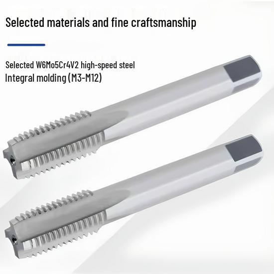 HSS Tap for Straight Flute Threading - Stainless Steel M3-M8