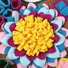 Yousheng Dog Snuffle Mat Anti Slip Relieve Pressure Vibrant Color Nosework Feeding Slow Feeder Dog Puzzle Toys for Indoor