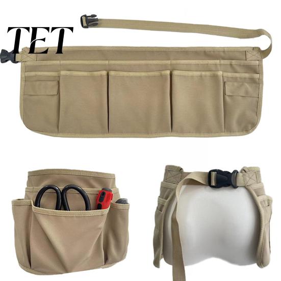 Multi Pocket Work Apron Tool Belt Bag with 12 Pockets, Waterproof Adjustable Home Maintenance Holder for Carpenter Electrician, Heavy Duty Organizer