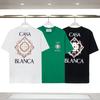 Cross-border Casablanca Summer New Casablanca Tropical Wind Summer Fruit Print Loose Short-sleeved T-shirt