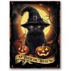 Happy Halloween Plaque Metal Tin Signs Wall Decoration Vintage Art Posters Iron Painting for Man Cave Home Cafe Garden Club Bar