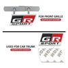 1PC Car Front Hood Grille Emblem Badge Auto Side Fender Decal Sticker for HV YARiS RZ RC RS Prius Alphard Avensis Prius Verso Crown Yaris