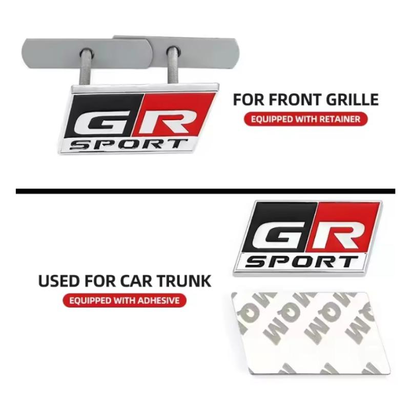 1PC Car Front Hood Grille Emblem Badge Auto Side Fender Decal Sticker for HV YARiS RZ RC RS Prius Alphard Avensis Prius Verso Crown Yaris
