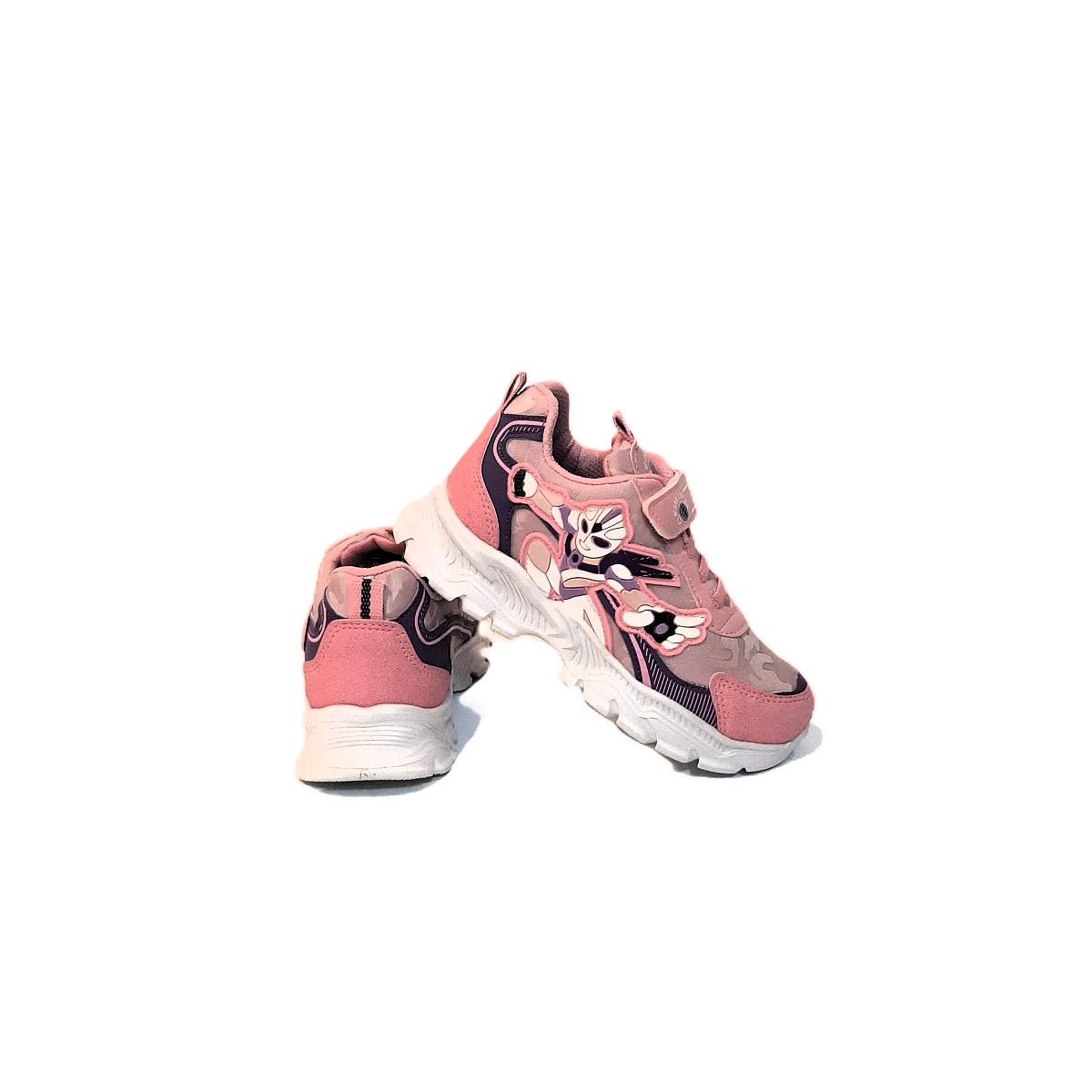 

Waykers 01 Pink Velcro Girls Sports Shoes 32 рожевий