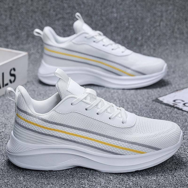 2025 Spring New Men's Shoes Large Size 50 Foreign Trade Men's Casual Shoes Trendy Little White Shoes Breathable Running Sports Shoes