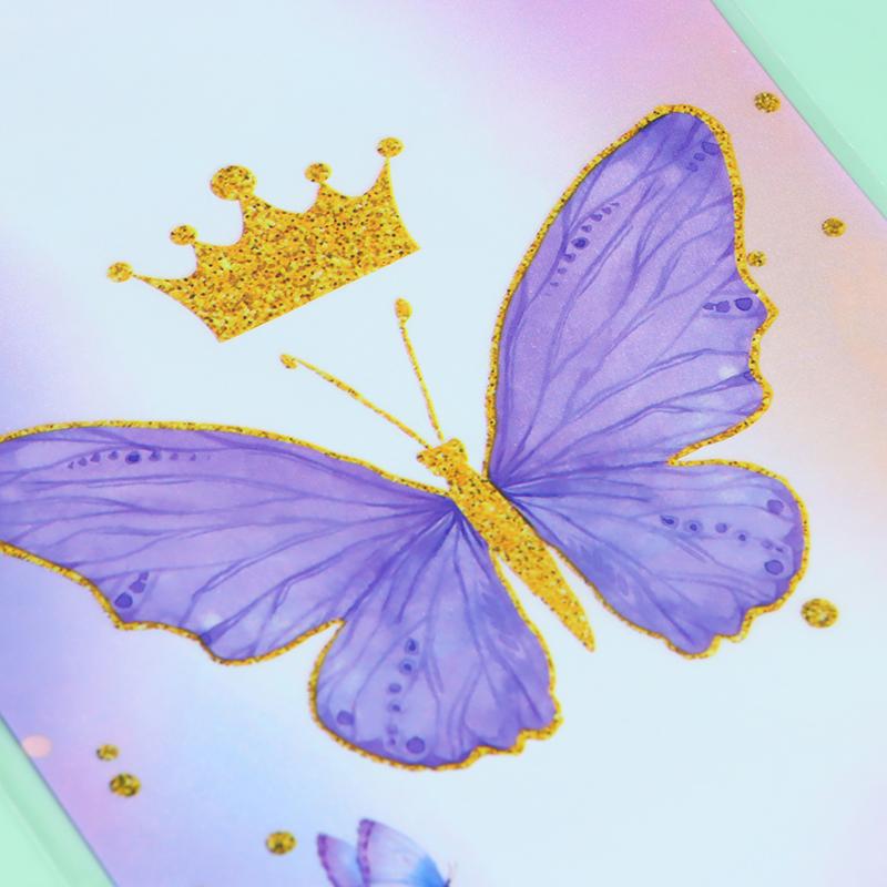 50 stk sommerfuglgodteripose med båndbånd Bursdagsfestdekorasjon Barnegavepakkepose Baby shower bryllupsrekvisita