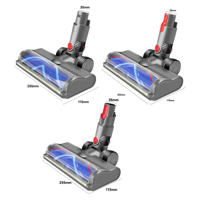 Compatible Brush Head for Dyson V6-V15 Vacuum Cleaners - Direct Drive Carpet Floor Suction