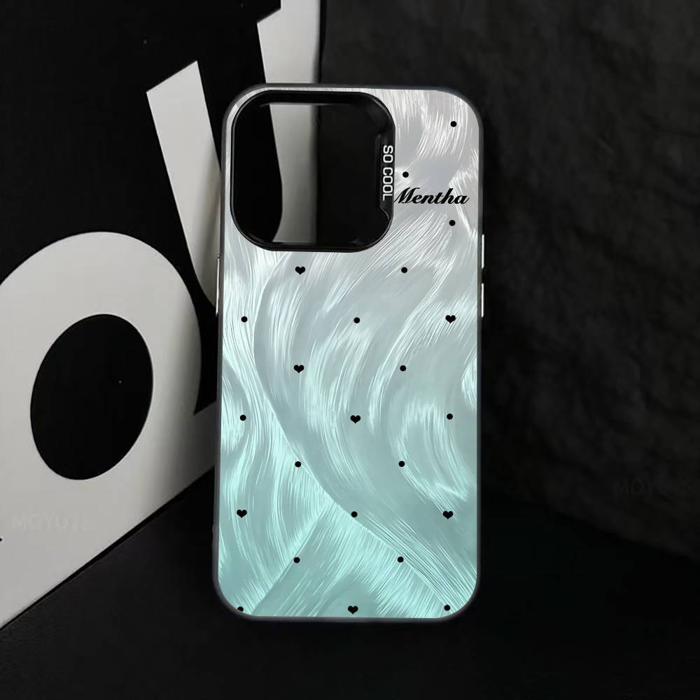 

Feather yarn print Phone Case For iPhone 17,16,15,14,13,12,11 Plus,Pro Max,XS,Colorful Silver Black Cover iPhone13PROMAX