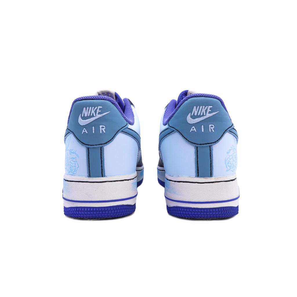 Nike Air Force 1 Abrasion Resistant Lightweight Slip Resistant Low Top Skateboard Shoes Men's Blue DH7561-104(Team147-)