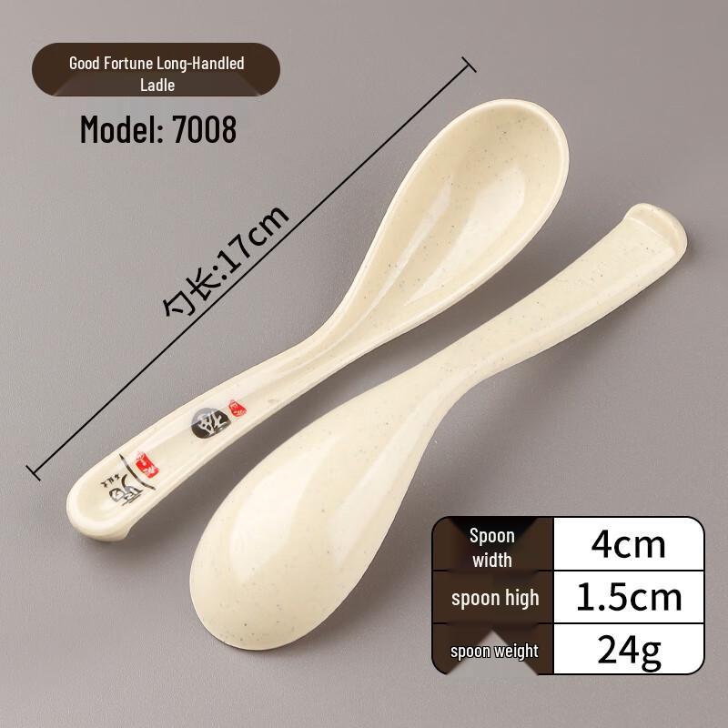 Commercial Melamine Long Handle Soup Spoons