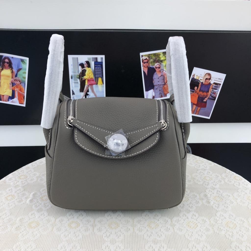 Leather Light Luxury First Layer Cowhide Portable Simple Bag High Fashion Messenger Doctor Mini Shoulder Bag