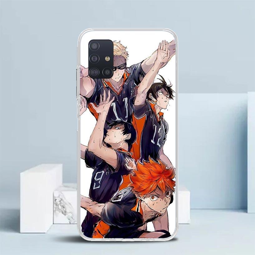 Haikyuu Oya Volleyball Anime Phone Case For Samsung Galaxy A52 A32 A22 A12 A51 A50S A30S A10S Note 20 Ultra 10 S10 Plus A31 A20