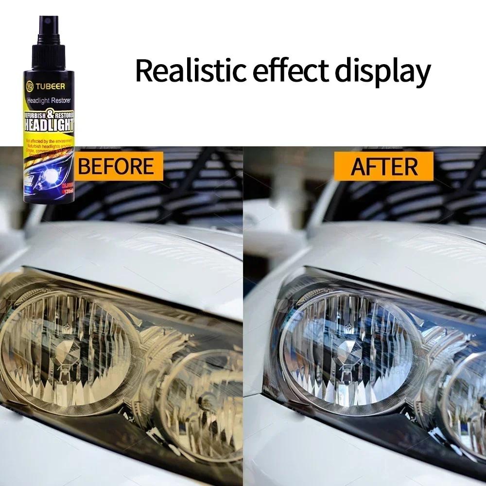 Tekutina na obnovu světlometů Renovace Oprava Tekutina Detailing auta Obnova čoček světlometů Leštidlo na auto Čistič Oprava světlometů