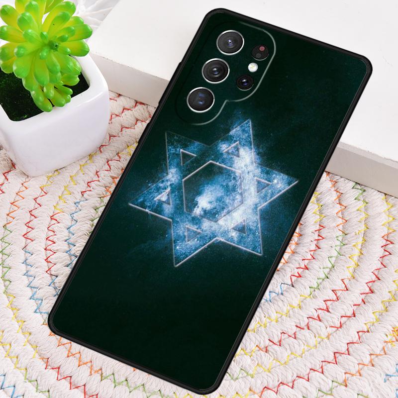 

David Jewish Star Symbol Phone Case for Samsung Galaxy note 10 pro S26 Ultra S23 S24 FE S25 S21 S22 PLUS shockproof Cove Galaxy S22+ 5G