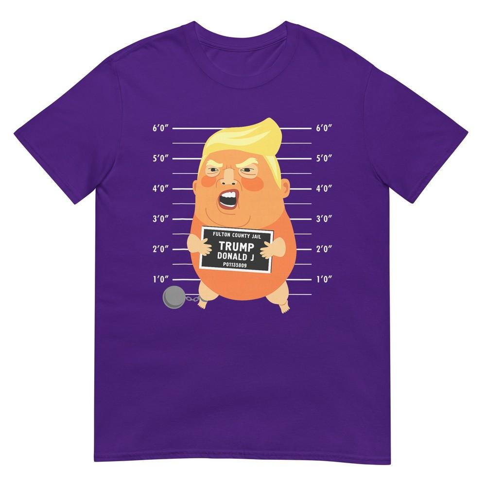 Trump Balloon Mugshot Fulton County Jail Funny AntiTrump TShirt