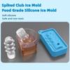 3D Whiskey Ice Cubes Mold, Funny Shape Ice Cube Tray Party Ice Molds for Cocktails