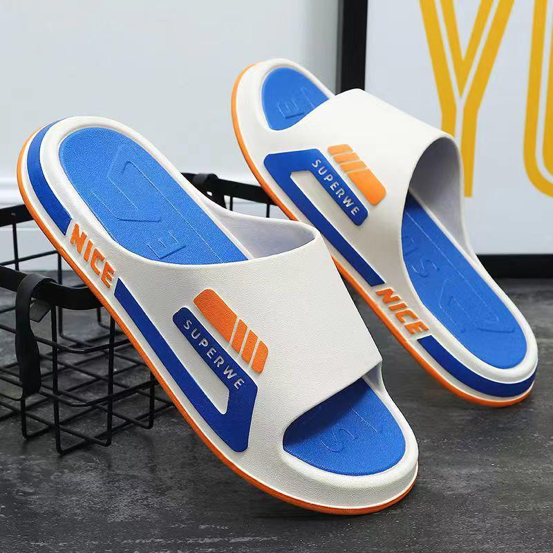 Men's Summer Non-Slip Thick-Soled Slippers - Trendy Outdoor & Home Comfort
