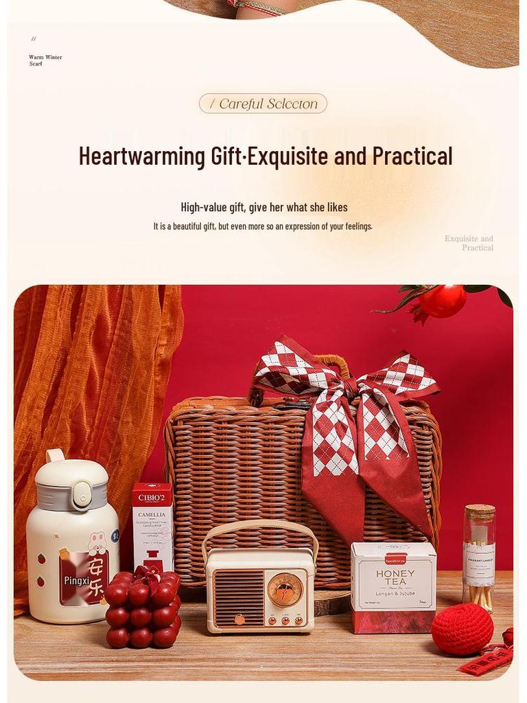 High-End Scarf Gift Box: Perfect Christmas or Birthday Gift for Girlfriend