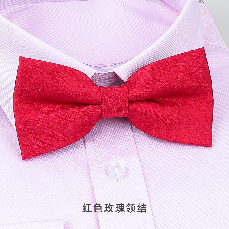 Bow Tie Wedding Male, Korean Groom Wedding Best Man Men British Bow Tie Burgundy Bow Red Bow Tie
