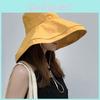 Stylish Wide Brim Summer Sun Protection Fishermans Hat For Women In Trendy Colors