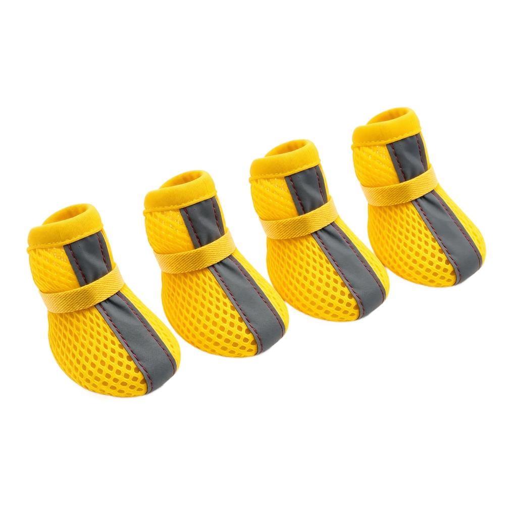 Small Dog Shoes Mesh Breathable Reflective - Outdoor Protectors for Teacup Non- Fit