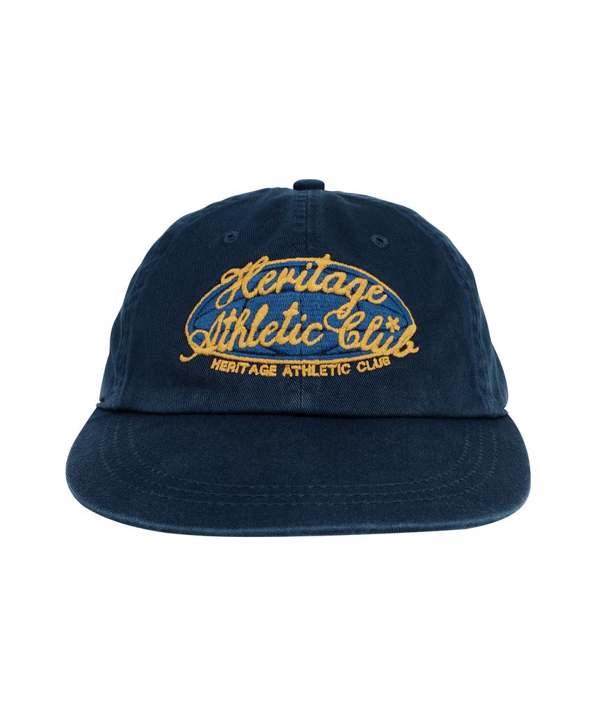 Yunibeoseugameonteu Universe Signed Long Bill Washed Cap_Navy