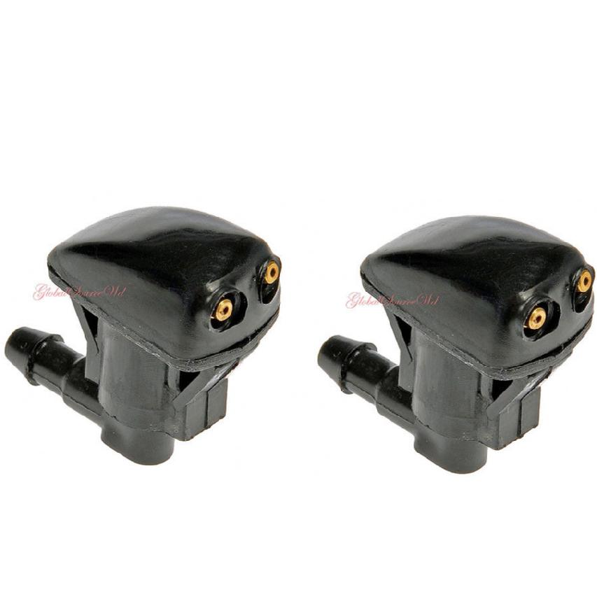 2 Kits Windshield Washer Nozzle Front Dual Holes Fits Toyota Avalon Camry Prius