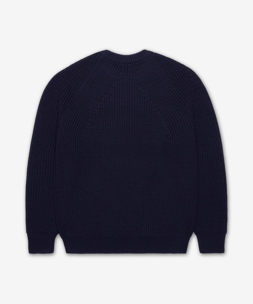 Batoneo Signature Crewneck Knit - Navy / Bn-25Aw-10Navy