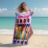 Personalized Customized Proof Beach Towel with Metal Slug Pattern - Soft, Absorbent,quick-drying,perfect Swimming,camping&bathing