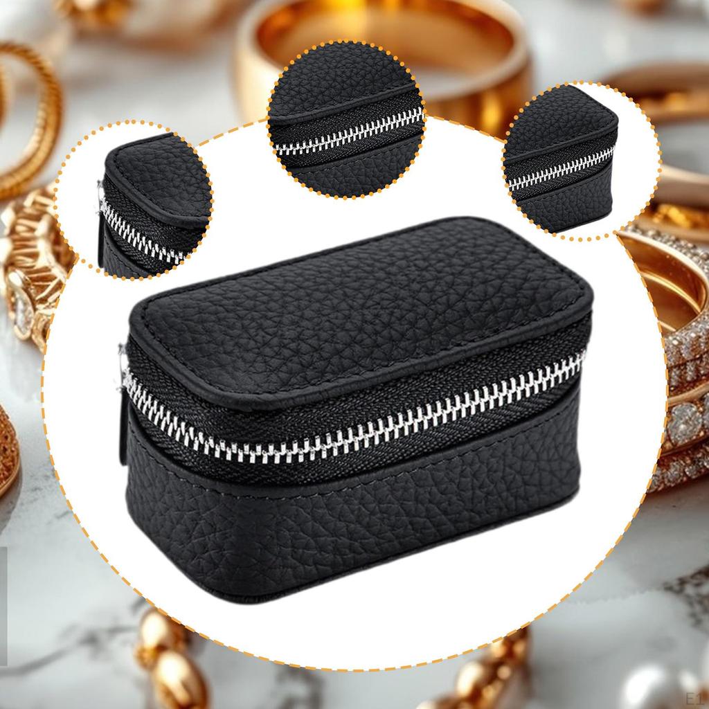 Earrings Bracelet Rings Bag, Portable Velvet Jewelry Box, Mini Earring Necklace Storage Gift