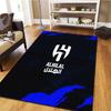Tappeto Al-Hilal Saudi FC per Soggiorno Camera da Letto Casa Decorazione Divano, Tappetino Antiscivolo per Giochi Bambini