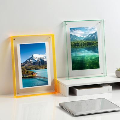 Fotoğraf Çerçevesi Canlı Yüzen Akrilik Resim Çerçevesi Masa Duvar Sanat Çerçevesi Galeri Ev Ofis Dekorasyonu için