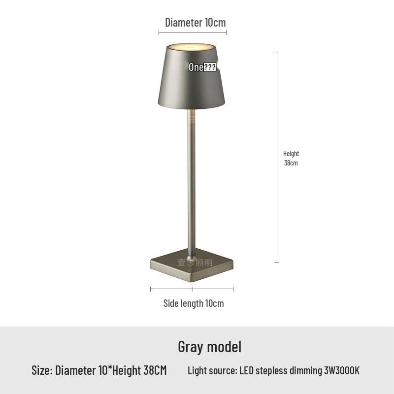 All-Aluminum USB Touch Bar Lamp: Modern Minimalist Night Light for Home or KTV