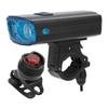 USB Rechargeable Bike Lamp Bicycle Front Light Night Riding Headlight with Tail Light