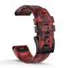 22mm 26mm Camo Silicone Strap For Garmin Fenix 7X 7 6X 6 Pro 5 5X Plus Epix 2 965 955 935 945 Smartwatch Band Bracelet Wristband