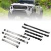 4pcs Door Sill Protector Scratch Protection Stainless Steel Door Sill Scuff Plate Trim Sticker Strip
