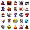50 Halloween Stickers Skull Pumpkin Witch Grim Reaper Black Cat Cartoon Graffiti Stickers Halloween Stickers